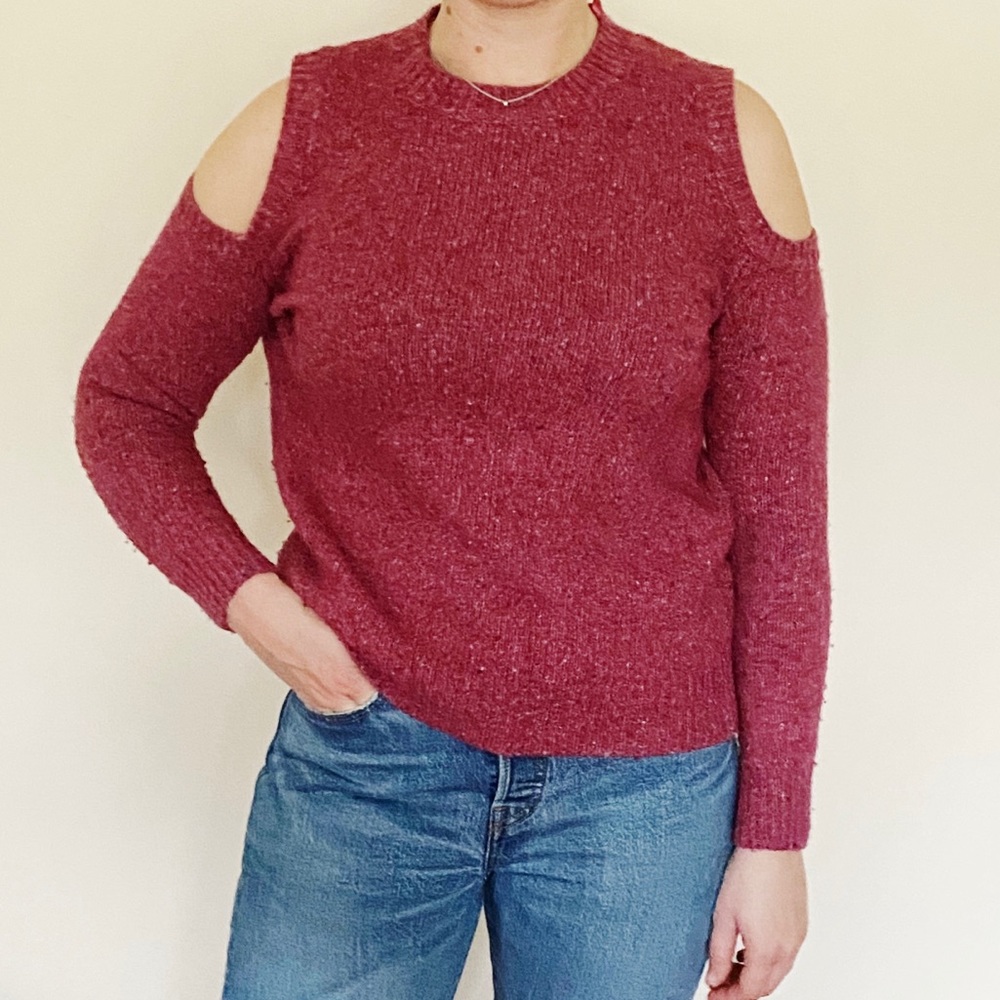 Rebecca Minkoff Page Cold Shoulder Sweater